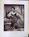 Old Galerie Contemporaine C1874-78 Lacroix De Curzon Jeune Mere Spinn Victorian