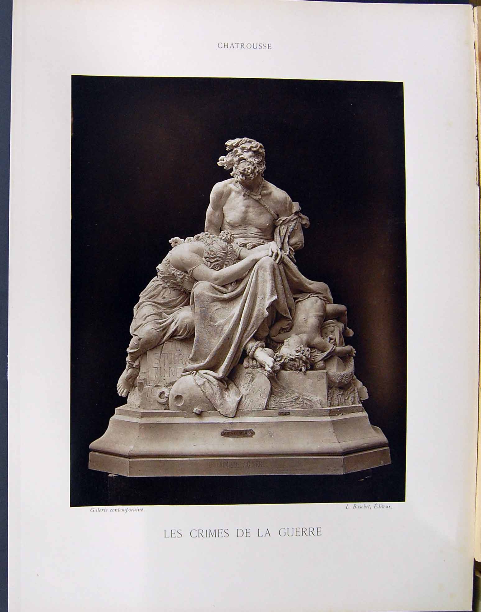 Old Print Galerie Contemporaine C1874-78 Lacroix Chatrousse Crimes Guerre 19th