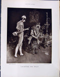 Old Galerie Contemporaine C1874-78 Lacroix Zacharie Astruc Galanterie Victorian