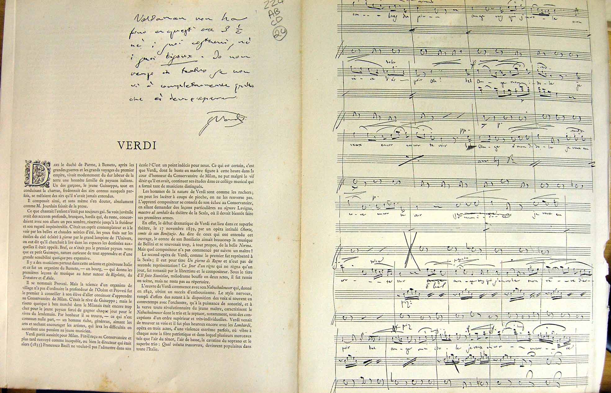 Antique Old Print Galerie Contemporaine C1874-78 Lacroix Verdi Sheet Music