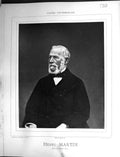 Antique Old Print Galerie Contemporaine 1875 Lacroix Henri Martin Autograph