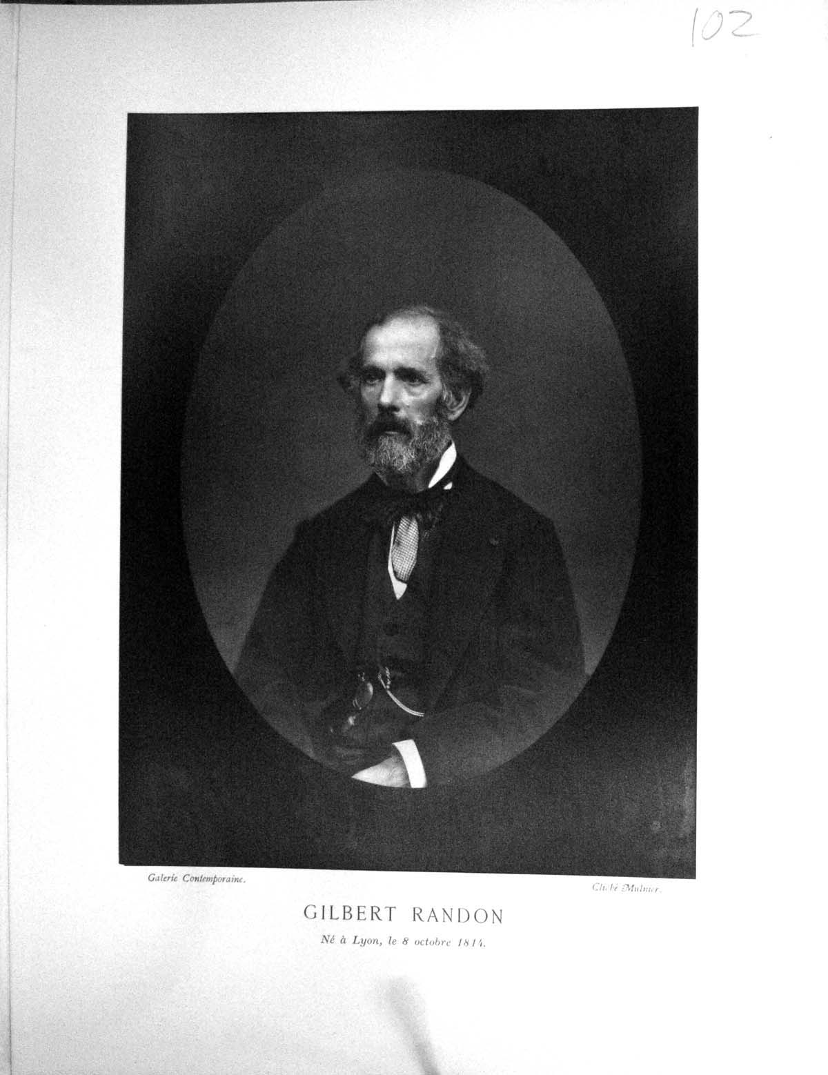 Antique Print Galerie Contemporaine C1876 Lacroix Gilbert Randon Autograph S