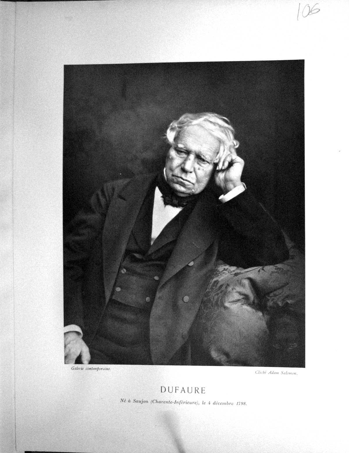 Antique Print Galerie Contemporaine C1876 Lacroix Dufaure Ministere Justice