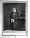Antique Old Print Galerie Contemporaine 1877 Baschet Portrait Renan Autograph