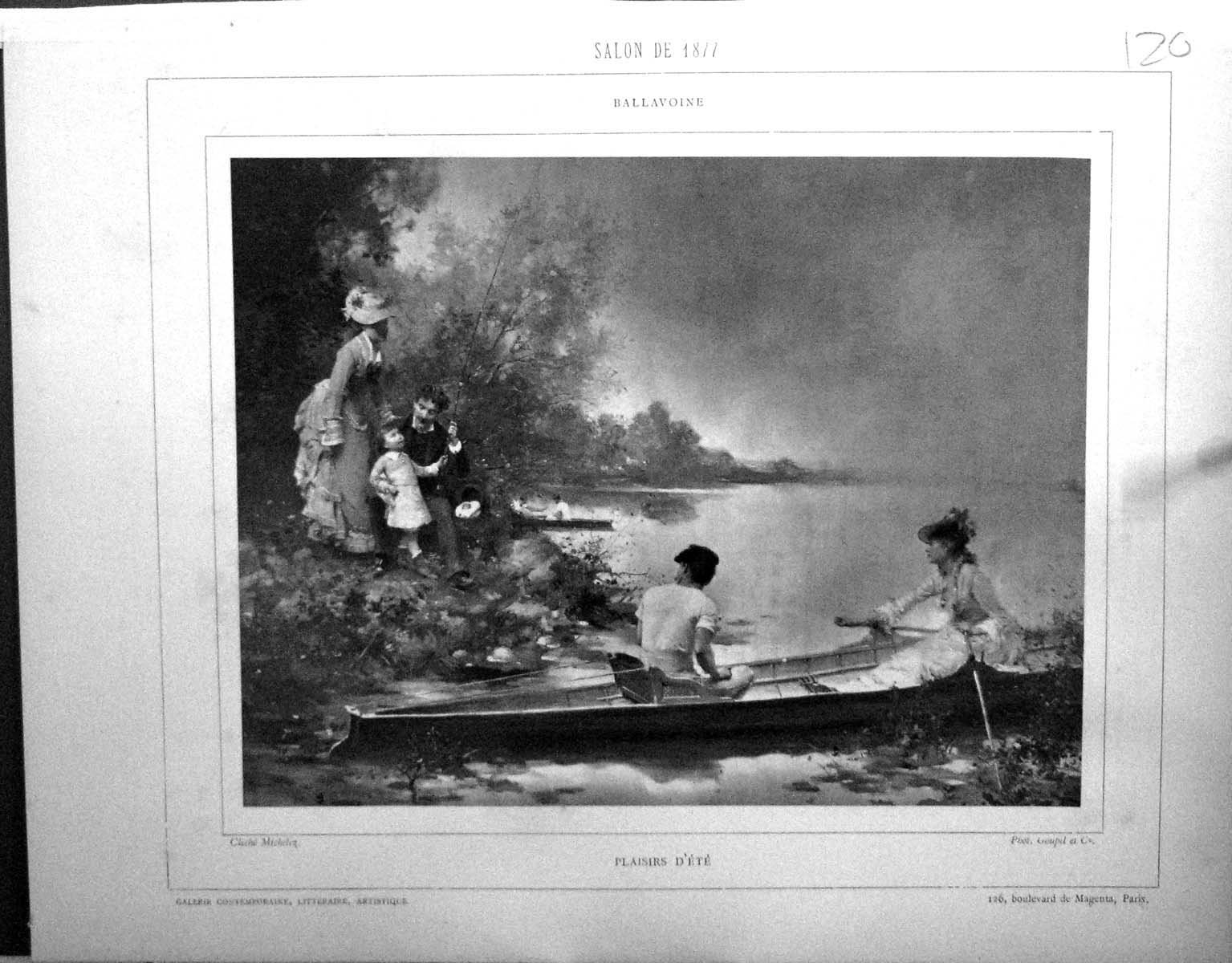 Old Galerie Contemporaine 1877 Baschet Ballavoine Plaisirs Romance Bo Victorian