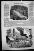 Old 1855 Torchlight Meeting Know-Nothings New York Fire-Engine Cincin Victorian