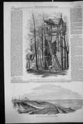 Old 1852 Artesian Machinery Water Crystal Palace Sydenham Railway Ale Victorian