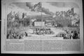 Old 1852 Crystal Palace Sydenham Placing First Pillar Column Structur Victorian