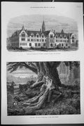 Old 1873 College Congregational Ministers Daughters Milton Lyceum The Victorian