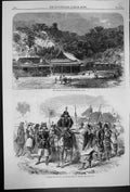Old 1867 Summer Palace Prince Satzuma Japan Sword Bearer Armour High Victorian