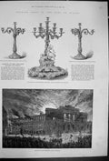 Old 1882 Fire Aberdeen Public Markets Wedding Gifts Duke Albany Churc Victorian