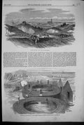Old 1853 Landing Telegraph Cable Middlekerke Manufactory Sunderland B Victorian