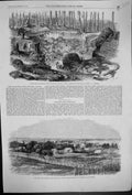 Old 1860 Copper Mine Quarry Montreal Canada View Town Bathurst Brunsw Victorian