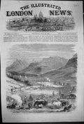 Old 1860 Revolution Sicily Bivouac Sunrise Villafrati Horses Mountain Victorian