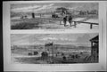 Original Old Antique Print 1873 Horse Racecourse Bristol Grand Stand Sport 19th