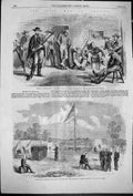 Old 1861 Civil War America Wilson Wooden Camp Staten Island New York Victorian