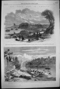 Old 1862 Civil War America Water Batteries Fort Pillow Mississippi So Victorian