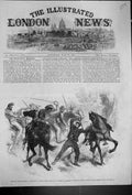 Old 1861 Civil War America Capture United States Dragoon Guerrilla Ho Victorian