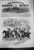Old 1861 War America Texan Rangers Horses Alexandria Fairfax Virginia Victorian