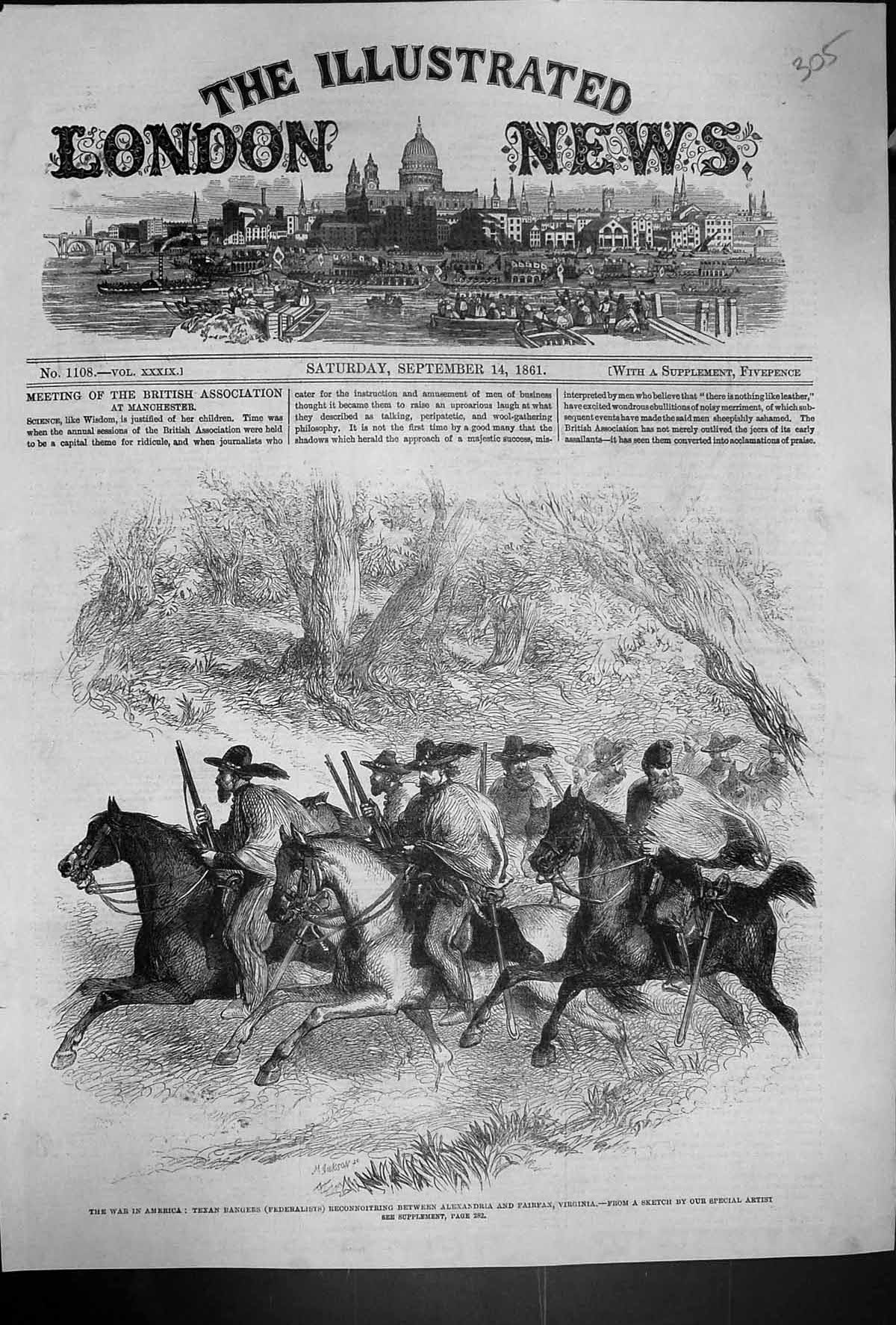 Old 1861 War America Texan Rangers Horses Alexandria Fairfax Virginia Victorian