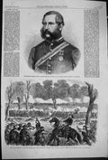 Old 1863 Lieutenant-Colonel Thomas Robert Crawley War America Battle Victorian