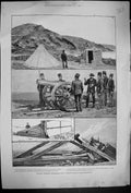 Old 1888 Turkish Artillery Experiments Dynamite Shells Dardanelles Ge Victorian