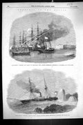 Old 1855 Baltic Arrogant Magicienne Cossack Gun-Boat Ruby Ships Dunda Victorian