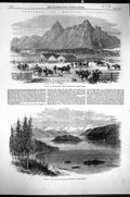 Old 1864 Fountain Parsonville Fraser River British Columbia Harrison Victorian