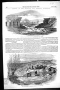 Old 1852 Floods Midland Railway Crows-Mills Viaduct Aberysthwith Mail Victorian