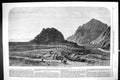 Old Antique Print 1867 Arrow GFields Mining Otago New Zealand Mountains 19th