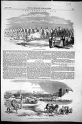 Old 1853 Elephant Brigade Moulmein Burmese War Proclamation Prome Peg Victorian