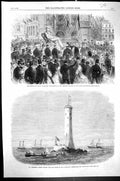 Old 1869 Prince Wales Statue George Peabody Frederick Arrow Wolf-Rock Victorian