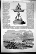 Old 1857 Doncaster Cup Armstead Surface Works Great Wheal Vor Tin Min Victorian