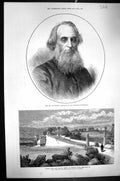 Old 1879 Gregory President Wesleyan Bridge Murkhi Kheyl Suffaid Sung Victorian