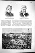 Old 1881 Widow Garfield Mother Regatta Venice International Geographi Victorian