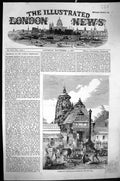 Antique Old Print 1857 Juggernauth Entrance Temple India Religion Hindostan