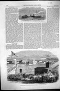 Old 1861 Fort Moultrie Charleston Harbour Carolina Ship Rennie Empero Victorian