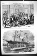 Old 1858 Drury Lane Theatre Pantomime Hydraulic Lift Victoria Docks S Victorian