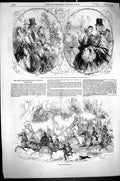 Old 1849 Ascot Horse Racing Royal Botanic Society Gardens Regent'S Pa Victorian