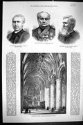 Old 1877 Rev. Sargent Bishop India Edward Belcher Caldwell Tewksbury Victorian