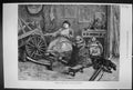 Old 1873 China Pekin Village Interior Shanghai Family Children Pet Do Victorian