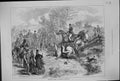 Original Old Antique Print 1873 China Paper Hunt Shanghai Horses Jumping Sport