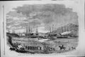 Old Print 1860 War China Departure Hockly Pier Odin Bay Iskh Cavalry Sie 19th