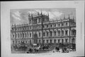 Old Print 1873 Buildings Burlington House Piccadilly London Architecture 19th