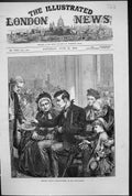 Antique Print 1873 Hospital Sunday Thank-Offering Convalescent Church Plate