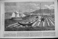Antique Print 1863 Canada Lumber Trade Raft St. Lawrence River Boats Ships 19th