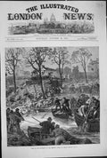 Old Antique Print 1874 Scene Explosion Regent'S Canal London River Boats 19th