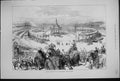 Old 1877 General Bird'S-Eye View Imperial Durbar Delhi India Elephant Victorian