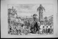 Old 1877 Imperial Assembly India Delhi Vice-Regal Procession Chandnee Victorian