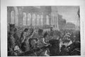 Old 1881 Landing Fish Billingsgate Market Fishing London Fishermen Fi Victorian